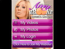 Tablet Screenshot of amybrookexxx.com